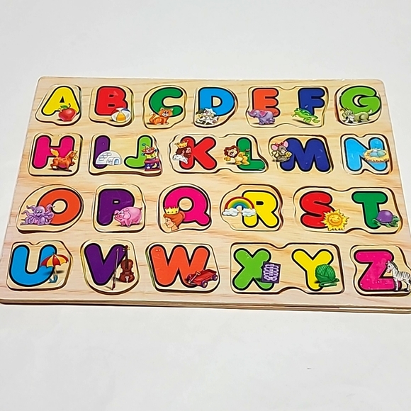 Other - FREE Alphabet wooden puzzle